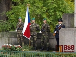 Slavnostní připomenutí 93. výročí vzniku samostatného československého státu  u Památníku obětí 1. světové války v Tyršových sadech. 