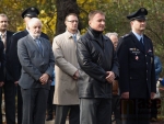 Slavnostní připomenutí 93. výročí vzniku samostatného československého státu  u Památníku obětí 1. světové války v Tyršových sadech. 