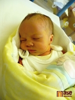 Kubík Zdobinský potěšil svou maminku Hanu Oplištilovou 6. listopadu 2011 večer.