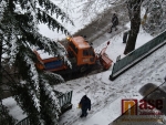 Ranní chumelenice pokryla Jablonec.