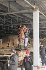 Ukázka bitvy o znovudobytí Budapešti v lednu 1945. Smržovka, leden 2012.