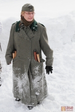 Ukázka bitvy o znovudobytí Budapešti v lednu 1945. Smržovka, leden 2012.