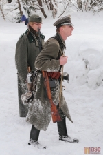 Ukázka bitvy o znovudobytí Budapešti v lednu 1945. Smržovka, leden 2012.