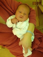 Novorozená Terezka Fáberová přišla na svět 24. února 2012 dopoledne mamince Kateřině Hartové.