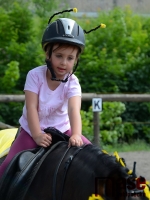 Drezurky v maskách na hudbu