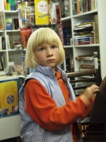 Beseda s kandidátkou na prezidenta ČR Táňou Fischerovou v knihkupectví Serius v Jablonci nad Nisou.