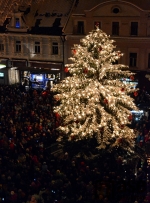 Vánoční strom v Jablonci