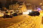 Nehoda tří aut v ulici Riegrova v Jablonci nad Nisou