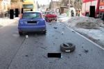 Nehoda tří vozidel ve Smržovce