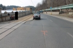 Nehoda motocyklisty a řidičky osobního vozu na křižovatce ulic Liberecká a U Nisy v Jablonci nad Nisou