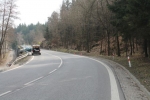Nehoda mladé řidičky na silnici první třídy v katastru Lučan nad Nisou