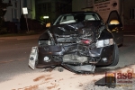 Nehoda automobilu a motocyklu na křižovatce Krkonošské a  Poštovní ulice v Tanvaldě