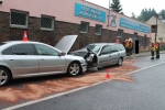 Nehoda v jablonecké ulici Liberecká v pátek 12. července 2013