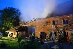 Požár domu v Loučné na Frýdlantsku