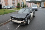 Vozidlo BMW, které bylo poškozeno při nehodě
