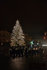 Rozsvícení vánočního stromu v Jablonci 2013