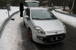 Nehoda vozidla Fiat Punto v ulici Soušská v Desné