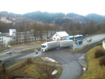 Nezodpovědný řidič kamionu byl v Plavech kousek od srážky s vlakem
