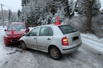 Dopravní nehoda vozidel Škoda Fabia a Peugeot Partner v Lučanech nad Nisou