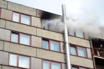 Požár na kolejích Technické univerzity Liberec na Harcově