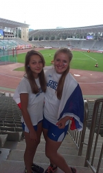 Tereza Vokálová a Lada Cermanová na olympijské kvalifikaci mládeže