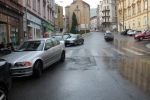 Nehoda vozidel Škoda Fabia a BMW v jablonecké ulici Podhorská