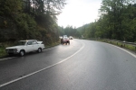 Nehoda svou vozidel na silnici z Tanvaldu na Jablonec nad Nisou