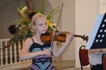Koncert smyčcového kvarteta Ad libitum a malé houslistky Aničky Klokočníkové v jabloneckém kostele sv. Anny
