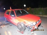 Dopravní nehoda v jablonecké ulici Saskova