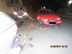 Dopravní nehoda v jablonecké ulici Saskova
