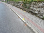 Dopravní nehoda v ulici Krkonošská v Tanvaldě