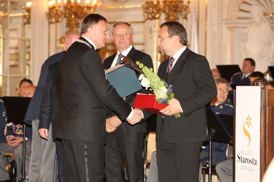 Předávání ceny pro nejlepšího primátora na Pražském hradě<br />Autor: Radoslav Bernat