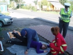 Dopravně preventivní akce nazvaná Chraň život svůj i ostatních, která probíhala v Jablonci nad Nisou