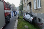 Nehoda terénního vozu Opel v Desné