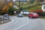 Nehoda dvou vozidel na silnici v Lučanech nad Nisou