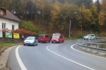 Nehoda dvou vozidel na silnici v Lučanech nad Nisou
