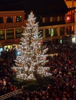 Rozsvícení vánočního stromu v Jablonci