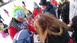 Karneval na ledě na přírodním kluzišti v areálu kurtů TK Tanvald