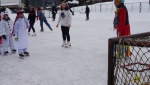 Karneval na ledě na přírodním kluzišti v areálu kurtů TK Tanvald