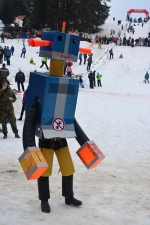 Lety na saních v Plavech 2015