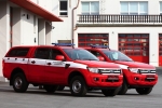 Dva nové Fordy Ranger Double Cab XL 2,2 TDCi byly předány krajským hasičům