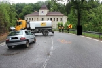 Nehoda osobního auta s nákladním v Lučanech nad Nisou