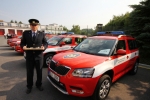 Pět nových velitelských automobilů v základním provedení Škoda Yeti Active