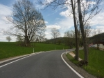 Opravená silnice z Horního Polubného do Kořenova
