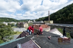 Pohledy na Dolní Tanvald z nové střechy čp. 299