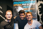 Zahájení Movemberu v Jablonci společným holením v Klubu Na Rampě