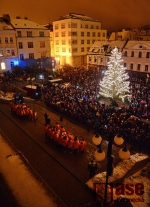 Rozsvícení vánočního stromu v Jablonci nad Nisou 2015