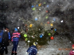 Rozsvícení vánočního stromku v Jindřichově 2015