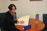 Návštěva velvyslankyně Jihoafrické republiky Franki Verwey v sídle krajského úřadu Libereckého kraje