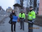 Policisté předávali předměty s reflexními prvky - Česká Lípa